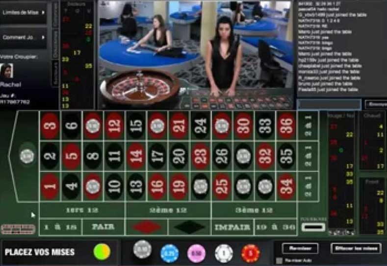 Croupier en direct